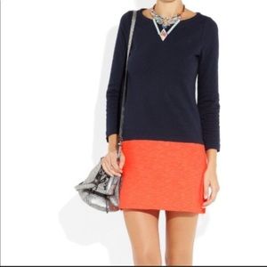 J.Crew Maritime boatneck dress zippers size small